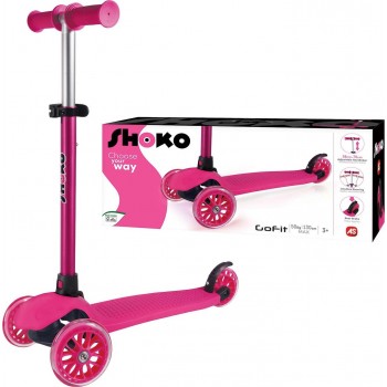 As company Shoko Kids Scooter Go Fit With 3 Wheels Pink Color For Ages 3+ 5004-50515 5203068505158