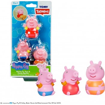 TOMY Toomies Bath Toy Mammy Pig 1000-73105 5011666731585