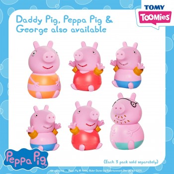 TOMY Toomies Bath Toy Mammy Pig 1000-73105 5011666731585