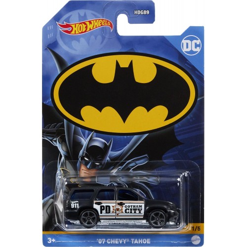 Mattel HOT Wheels Cars - Moves - Batman 07 Chevy Tahoe HDG89 / HDH01 194735023578