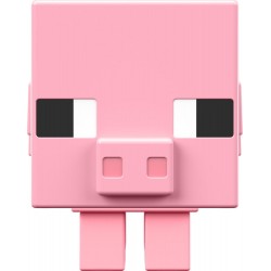 Mattel Minecraft - MOB Head Mini Figures Pig Μινι Φιγουρες HDV64 / HDV77 194735032600