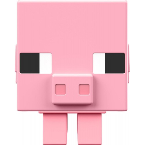 Mattel Minecraft - MOB Head Mini Figures Pig Μινι Φιγουρες HDV64 / HDV77 194735032600