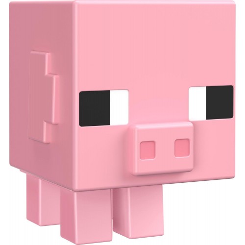 Mattel Minecraft - MOB Head Mini Figures Pig Μινι Φιγουρες HDV64 / HDV77 194735032600
