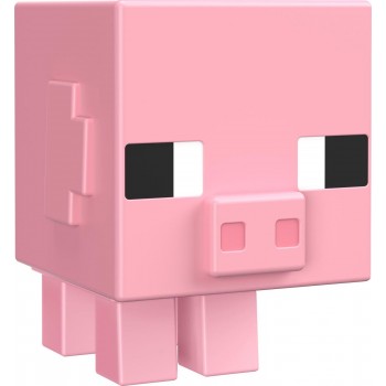 Mattel Minecraft - MOB Head Mini Figures Pig Μινι Φιγουρες HDV64 / HDV77 194735032600