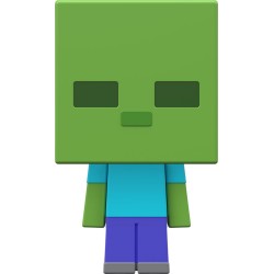 Mattel Minecraft - Mob Head Μινι Φιγουρες Zombie HDV64 / HDV78 194735032501