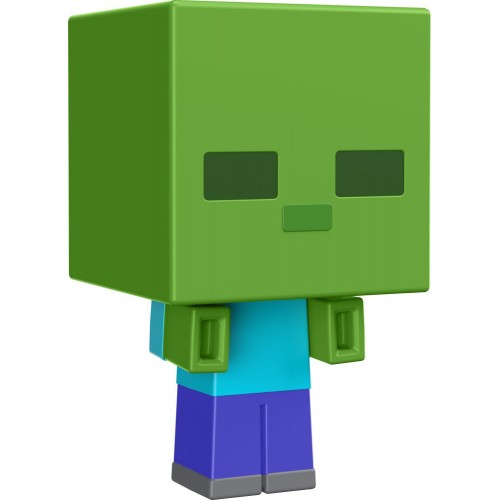 Mattel Minecraft - Mob Head Μινι Φιγουρες Zombie HDV64 / HDV78 194735032501
