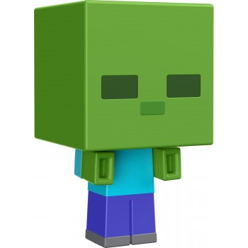 Mattel Minecraft - Mob Head Μινι Φιγουρες Zombie HDV64 / HDV78 194735032501