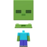 Mattel Minecraft - Mob Head Μινι Φιγουρες Zombie HDV64 / HDV78 194735032501