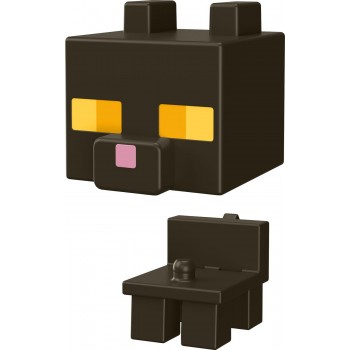 Mattel Minecraft - MOB Head Mini Figures Cat HDV64 / HDV80 194735032648