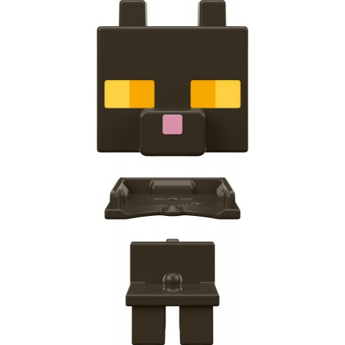 Mattel Minecraft - MOB Head Mini Figures Cat HDV64 / HDV80 194735032648
