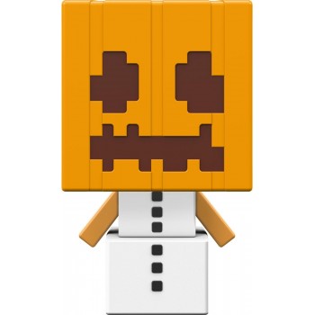 Mattel Minecraft - Mob Head Μινι Φιγουρες Snow Golem HDV64 / HDV81 194735032549