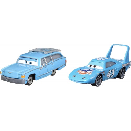 Mattel Cars Αυτοκινητακια - Σετ Των 2 Mrs. The King & Strip Weathers DXV99 / HFB78 194735036714