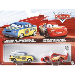 Mattel Cars Cars - SET OF 2 Race Offical Tom & Lightning Mcqueen DXV99 / HFB77 194735036684