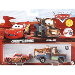 Mattel Cars Cars - SET OF 2 Mater & Lightning Mcqueen DXV99 / HFB80 194735036691
