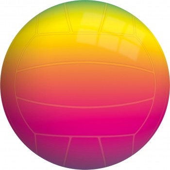 John Πλαστική Μπάλα Βόλεϊ 220mm Rainbow 50760 4006149507604