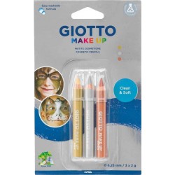 Giotto Make Up - Metal Pencils 3Pcs 000473200 8000825030925