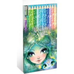 Nebulous Stars Coloring Pencil 12 Pack 4 Σχέδια Marinia K Octavia 11571 / 2 694704115735