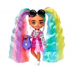 Mattel Barbie Extra Minis Doll 2 (5.5 In) - Daisy Rainbow Pigtails Doll HGP62 / HHF82 194735066247