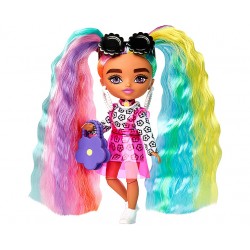 Mattel Barbie Extra Minis Doll - Daisy Rainbow Pigtails Doll HGP62 / HHF82 194735066247