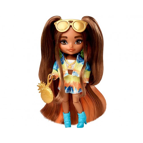Mattel Barbie Extra Minis Doll 2 (5.5 In) - Tie Dye Denim Doll HGP62 / HHF81 194735066254
