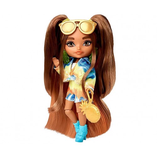 Mattel Barbie Extra Minis Doll 2 (5.5 In) - Tie Dye Denim Doll HGP62 / HHF81 194735066254