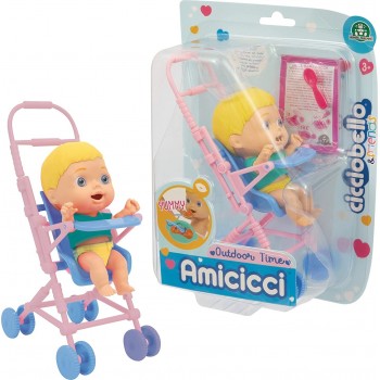 Giochi Preziosi Cicciobello Καροτσάκι Με Amicicci Φιλαράκι CC018010 8056379123408