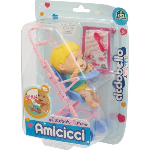 Giochi Preziosi Cicciobello Καροτσάκι Με Amicicci Φιλαράκι CC018010 8056379123408