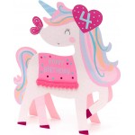 Crayola Unicorn Craft Kit And Uk Greetings 4Th Birthday Card - Girls Birthday Card - Unicorn Birthday Card 93020 5025123930206