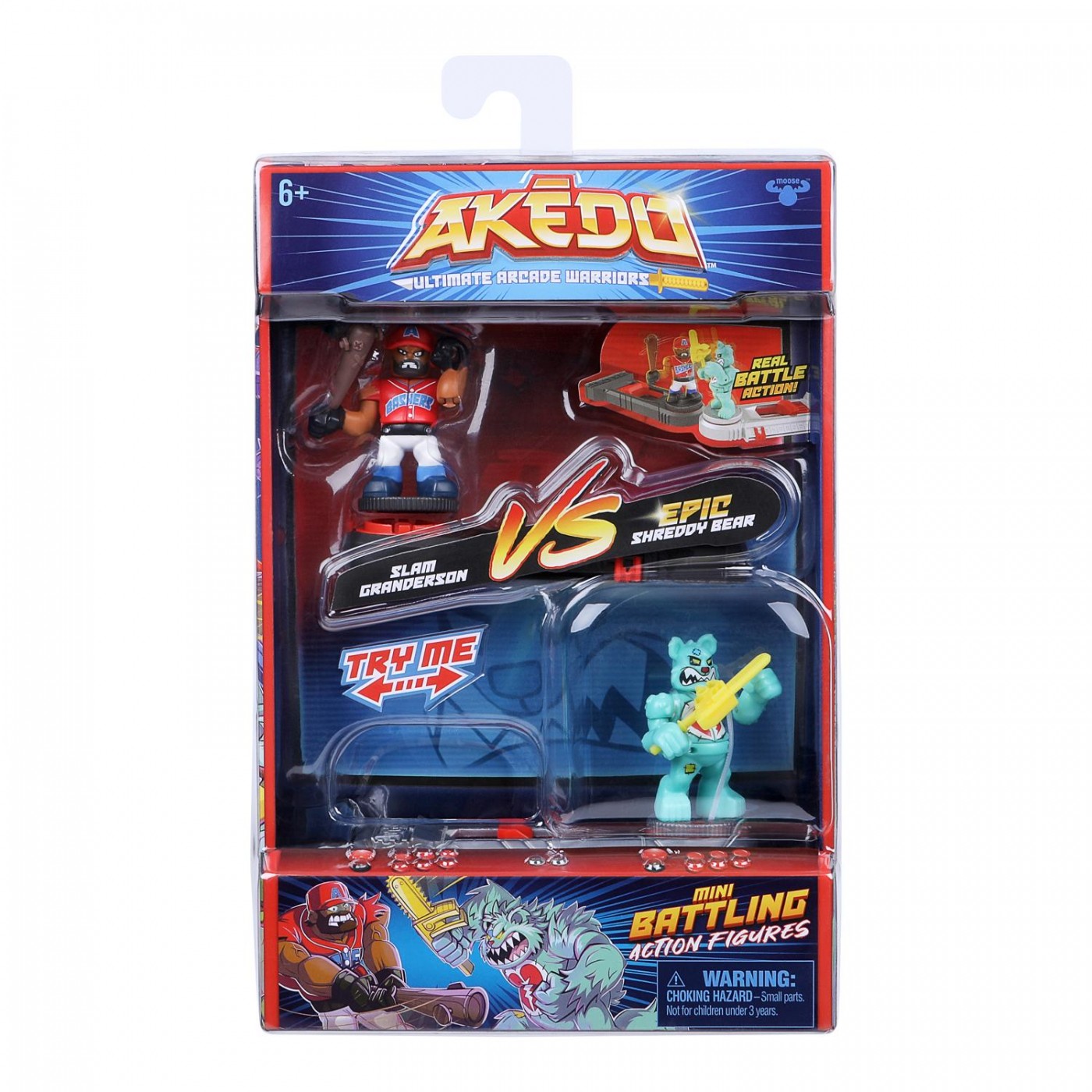 Akedo - Drillborg - Contrôleur géant avec Bouton - Armure pour Double défense - pour Enfants à partir de 6 Ans - AKE05100 - Giochi Preziosi