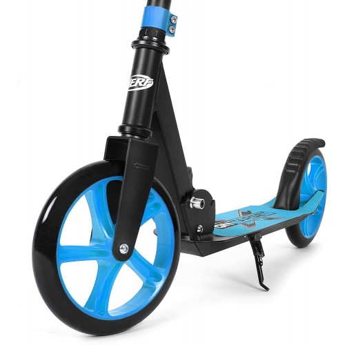 Spokey Scooter Nerf On Target Noise Blue Με Μηχανισμό Αναδίπλωσης, Ρυθμιζόμενο Τιμόνι Έως 96 Cm 849-29497 5902693294979