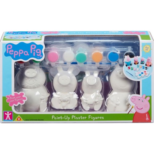 Giochi Preziosi Peppa Pig Φιγούρες από Πηλό Για Ζωγραφικη 4 Pack Η Οικογένεια της Πέππα PP019000 8056379132646