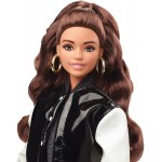 Mattel Barbie Signature Barbiestyle Fully Posable Fashion Doll Brunette With 2 Tops, Skirt, Jeans, Jacket, Pairs Of Shoes HCB75 