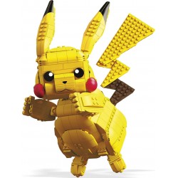 MEGA Pokemon Pikachu Building Set, More Than 600 Compatible Bricks And Pieces And Light Button On Poke Ball FVK81 887961661149