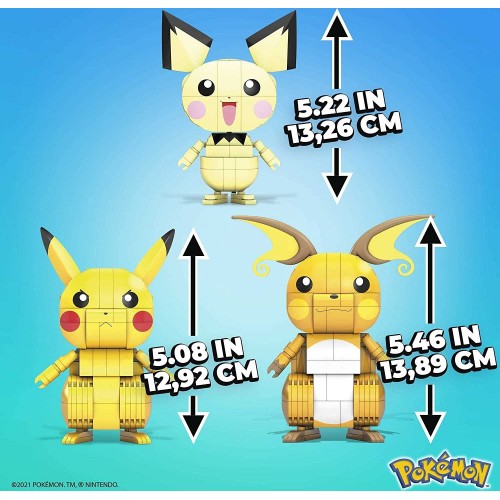 MEGA Pokemon - Pikachu Evolution Trio GYH06 887961971552