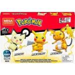 MEGA Pokemon - Pikachu Evolution Trio GYH06 887961971552