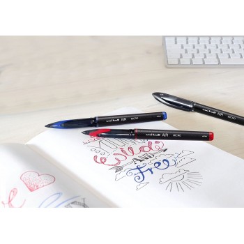 Uni-ball Mitsubishi Pencil AIR Micro Blue Roller Ball Pen Bxd Doz UBA-188-M-ΜΠΛΕ 4902778190487