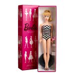 Mattel BARBIE ΣΥΛΛΕΚΤΙΚΗ ΒΑRBIE ΜΕ ΑΣΠΡΟΜΑΥΡΟ ΜΑΓΙΟ 60S CFG04 887961056990