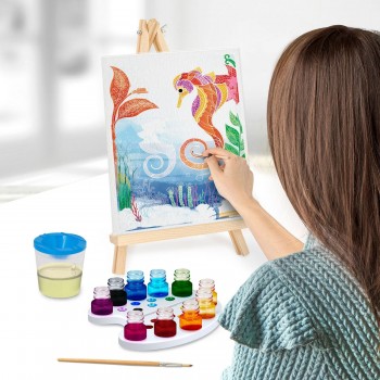 As company Painting Workshop Aquarelle Drawing Set With Wooden Easel For Ages 7+ 1038-11022 5203068110222
