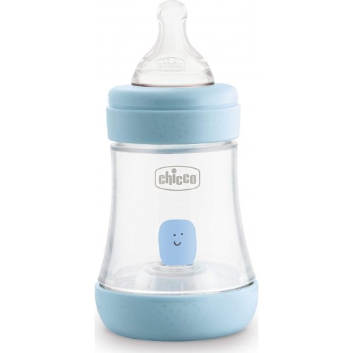 Chicco Πλαστικό Μπιμπερό Κατά Των Κολικών 150Ml 0M+ Perfect 5 Blue A60-20211-20 8058664121946