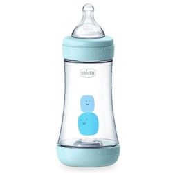 Chicco Πλαστικό Μπιμπερό Κατά Των Κολικών 240Ml 2M+ Perfect 5 Blue  A60-20223-20 8058664122035