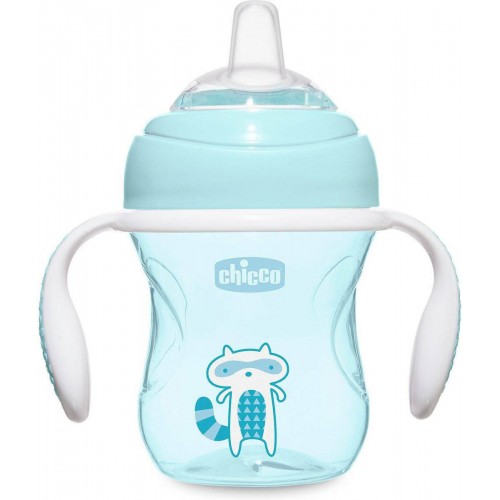 Chicco Transition Cup Κύπελλο Απογαλάκτισης Σιέλ 4M+ 200Ml F04-06911-20-01 8058664069989