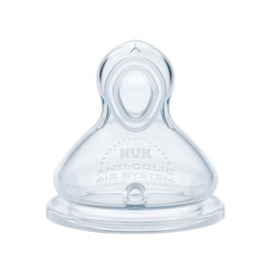 NUK Silicone Nipple First Choice Flow Control 6-18 Months 1 Piece 10721000 4008600387480