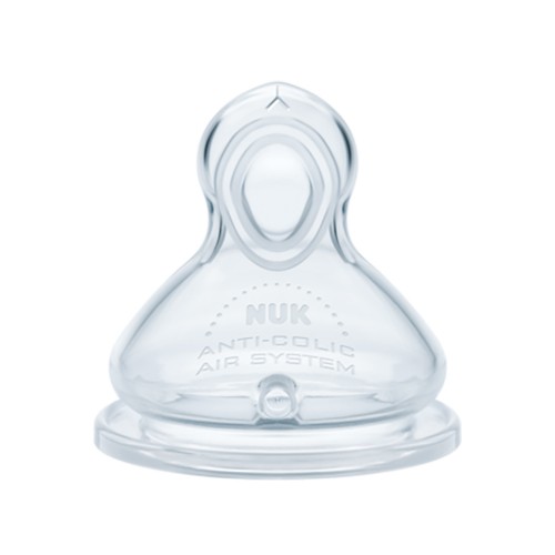 NUK Silicone Nipple First Choice Flow Control 6-18 Months 1 Piece 10721000 4008600387480