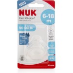 NUK Θηλή Σιλικόνης First Choice Flow Control 6-18 Μηνών 1 Τεμάχιο 10721000 4008600387480