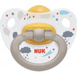 NUK Orthodontic Rubber Pacifier For 0-6 Months Happy Kids With Case 10726055 4008600387398
