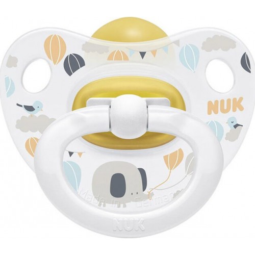 NUK Orthodontic Rubber Pacifier For 0-6 Months Happy Kids With Case 10726055 4008600387398
