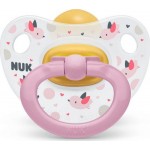 NUK Orthodontic Rubber Pacifier For 0-6 Months Happy Kids With Case 10726055 4008600387398