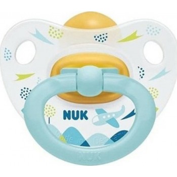 NUK Orthodontic Rubber Pacifier For 0-6 Months Happy Kids With Case 10726055 4008600387398
