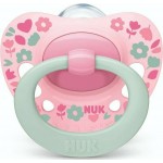 NUK Classic Signature Pacifier Size 2 (6-18M) With Case 10736694 4008600385172