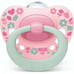NUK Πιπίλα Classic Signature Μέγεθος 2 (6-18M) Με Θήκη 10736694 4008600385172